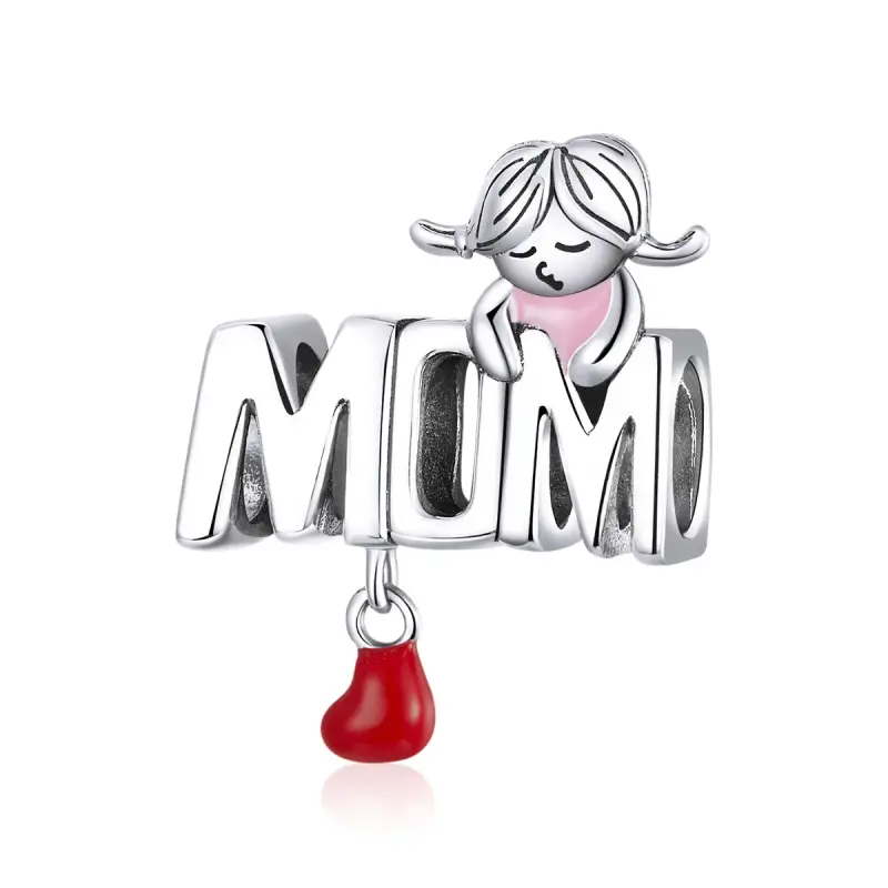 Charm tipo Pandora Ama mamma - SCC1461 - Immagine del prodotto