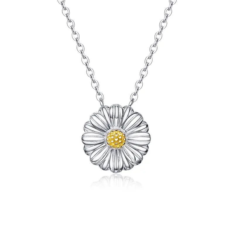 Collana tipo Pandora Fiori Margherita - SCN370 - Immagine del prodotto