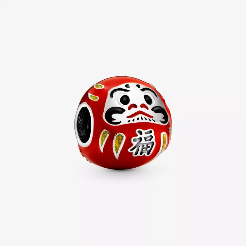 Charm PANDORA bambola daruma rossa - 798920C01 - Immagine del prodotto