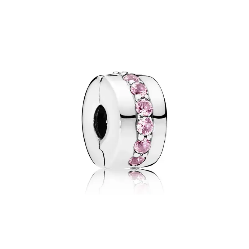 Clip PANDORA Sentiero Luminoso Rosa - Immagine del prodotto