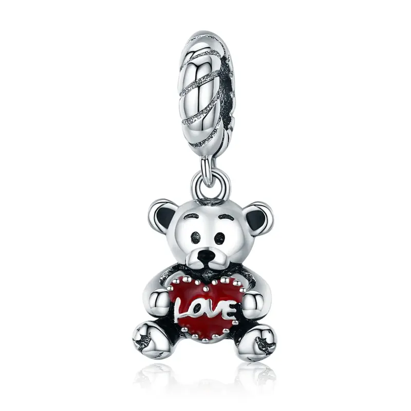 Charm Pendente tipo Pandora Piccolo orso - SCC521 - Immagine del prodotto