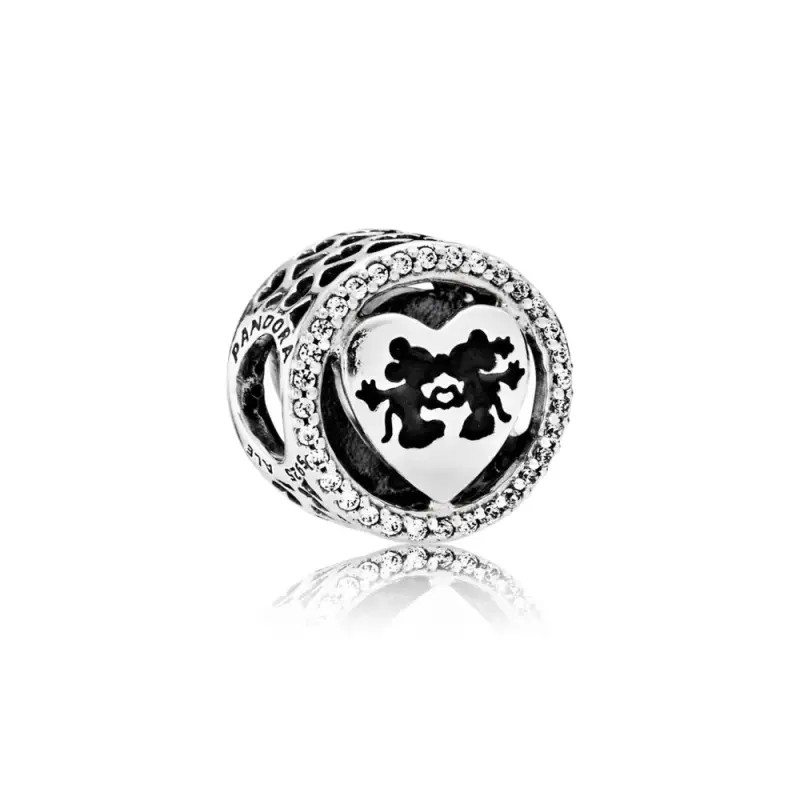 Disney, Charm Mickey Mouse e Minnie Innamorati - Pandora IT - Immagine del prodotto