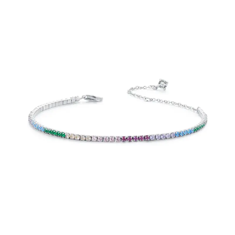 Bracciale Arcobaleno stile PANDORA - SCB277 - Immagine del prodotto