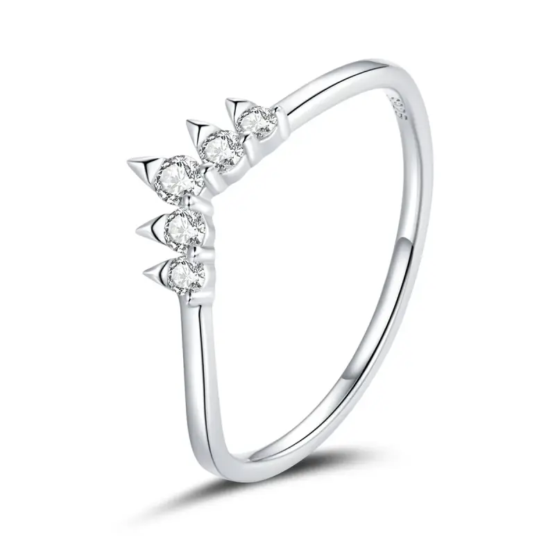 Anello tipo Pandora Principessa Corona - SCR686 - Immagine del prodotto