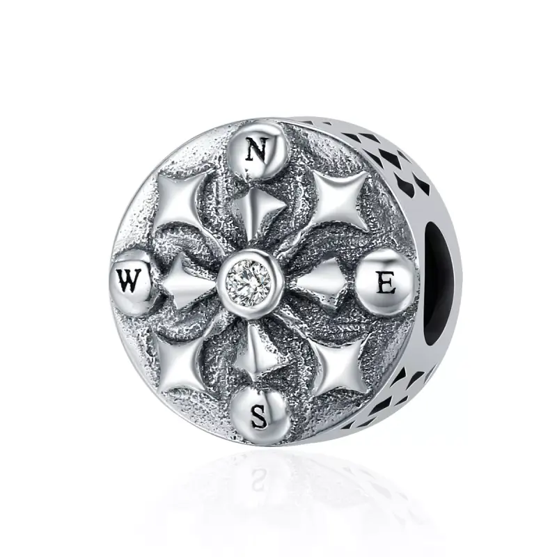 Charm tipo Pandora Bussola - SCC278 - Immagine del prodotto