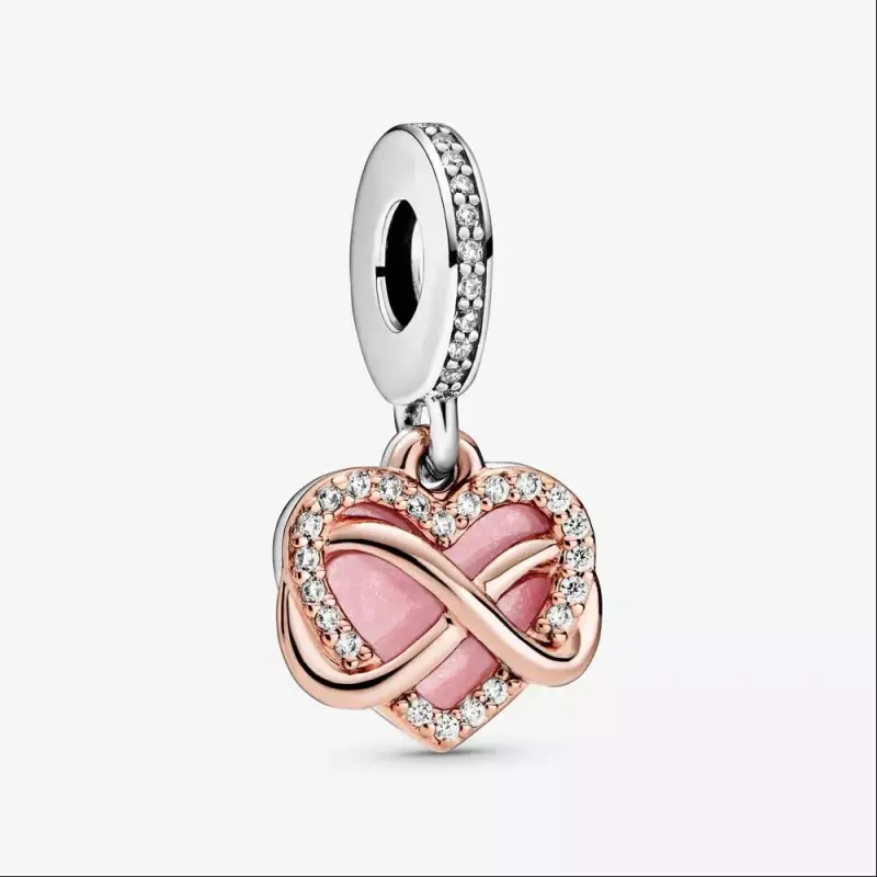 Charm pendente a cuore Infinito scintillante - 788878C01 - Immagine del prodotto