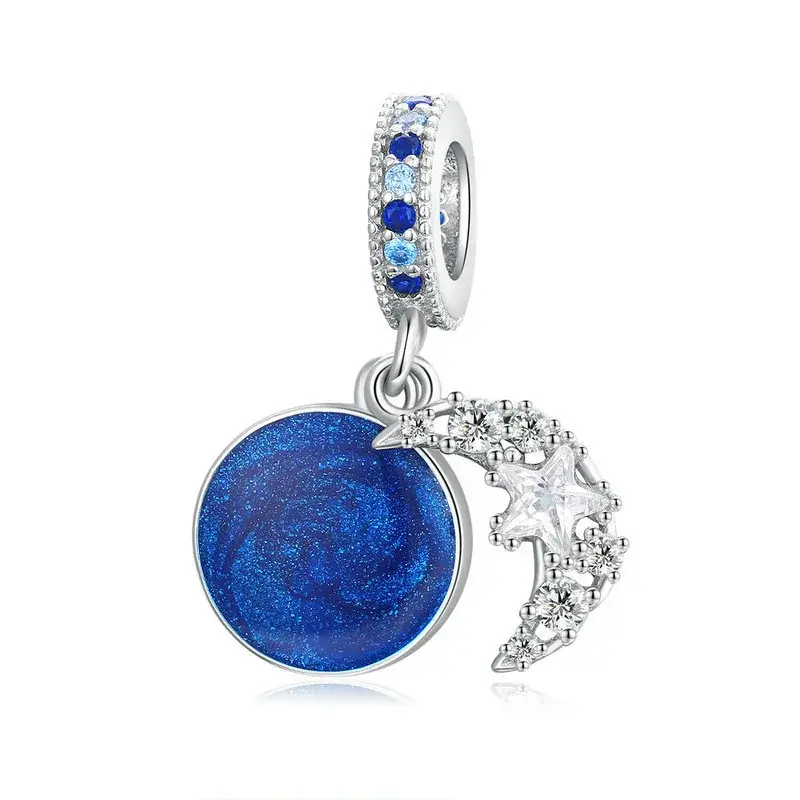 Charm Pendente tipo Pandora Ti Amo Luna - BSC331 - Immagine del prodotto