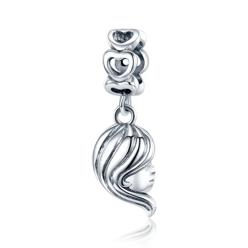 Charm Pendente tipo Pandora Madre e figlia - BSC275 - Immagine del prodotto
