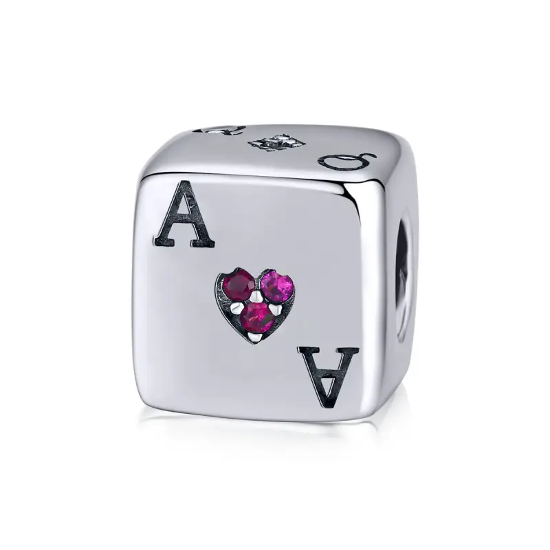 Charm tipo Pandora Ama i dadi - SCC1440 - Immagine del prodotto