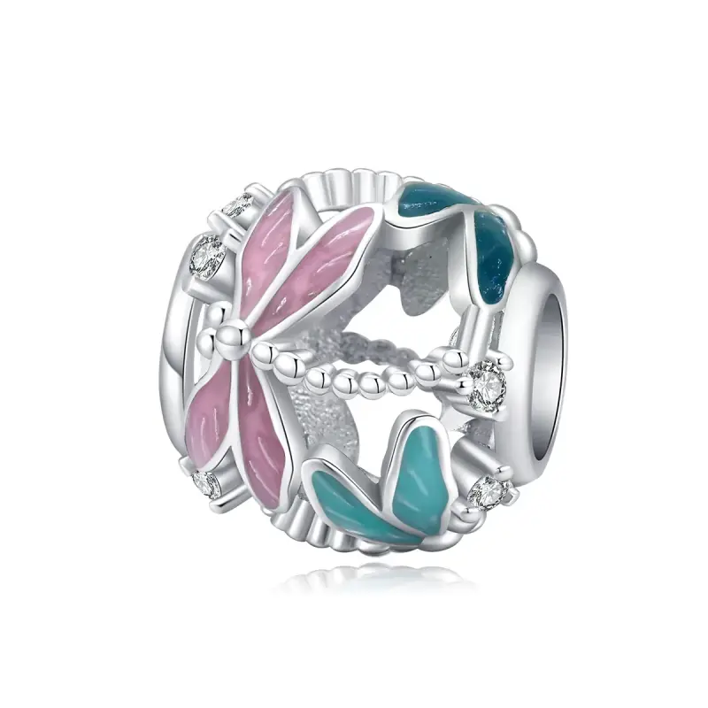 Charm tipo Pandora Libellula - BSC198 - Immagine del prodotto