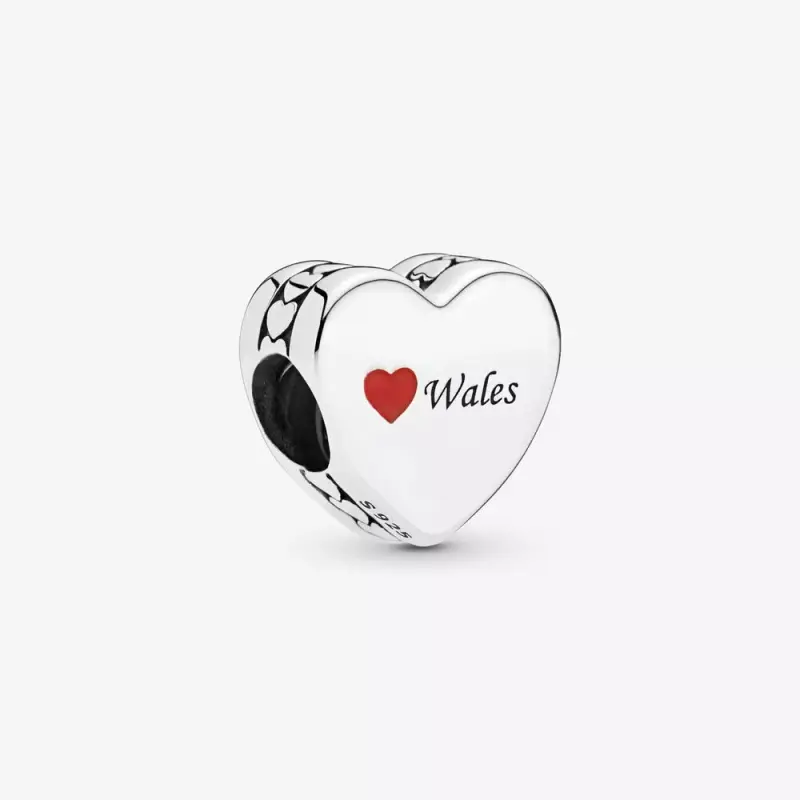 Wales love heart Charm PANDORA - 792015_E008 - Immagine del prodotto