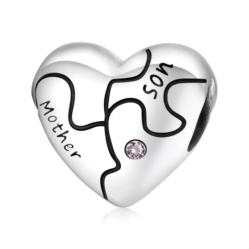 Charm tipo Pandora Puzzle d'amore - SCC1976 - Immagine del prodotto