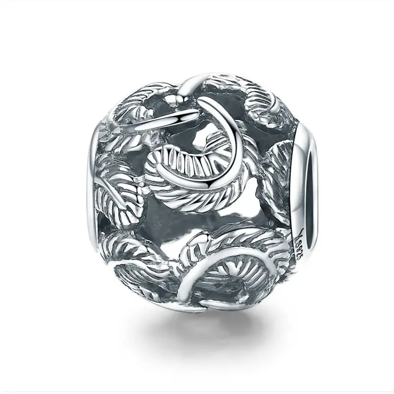 Charm tipo Pandora Ali d'epoca - SCC810 - Immagine del prodotto