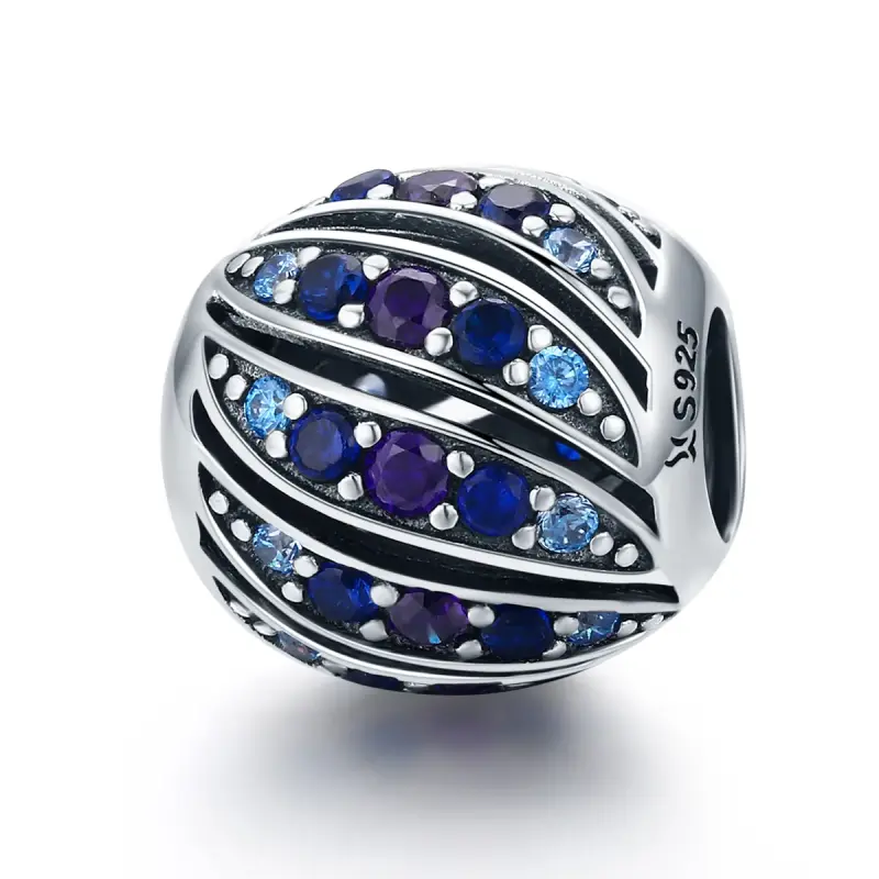 Charm tipo Pandora Piuma di fringuello - SCC472 - Immagine del prodotto