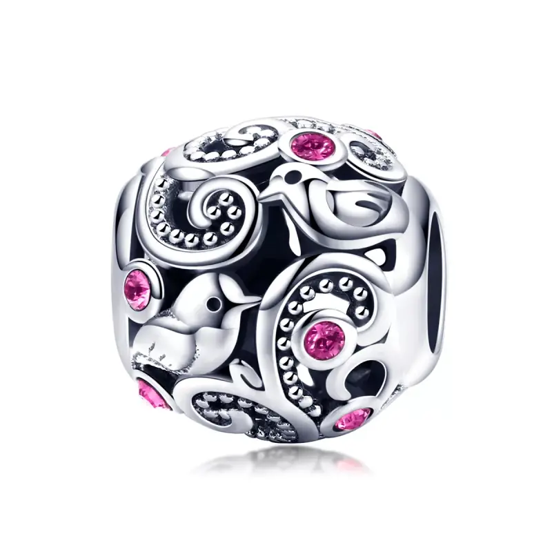 Charm tipo Pandora Messaggero d'amore - SCC1014 - Immagine del prodotto