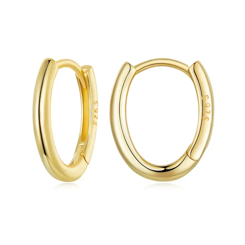 Orecchini ovali stile PANDORA - BSE1015-B - Immagine del prodotto