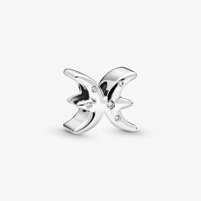 Charm dello zodiaco Pesci scintillante - 798426C01 - Immagine del prodotto