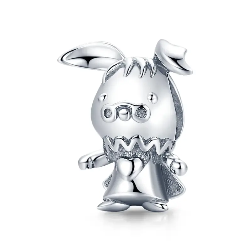 Charm tipo Pandora Coniglio giocoso - SCC1867 - Immagine del prodotto