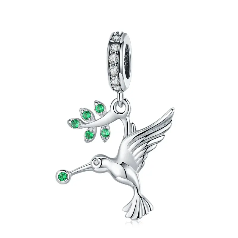 Charm Pendente tipo Pandora Bellissimi uccelli in volo - SCC982 - Immagine del prodotto
