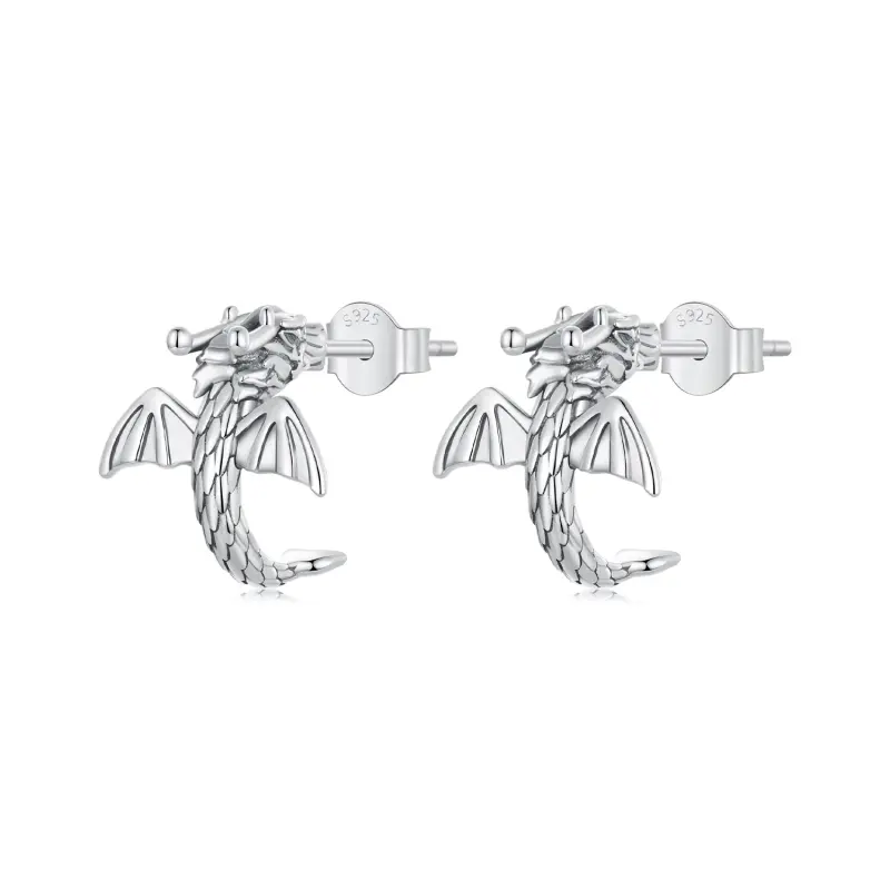 Orecchini Feilong stile PANDORA - SCE1734 - Immagine del prodotto