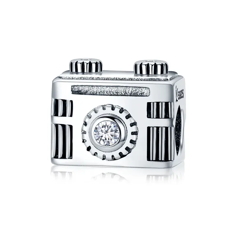Charm tipo Pandora Fotocamera in memoria - SCC516 - Immagine del prodotto