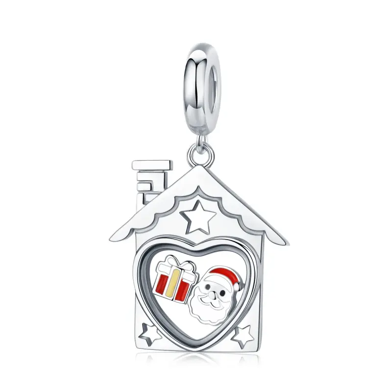 Charm Pendente tipo Pandora Babbo Natale - SCC1357 - Immagine del prodotto