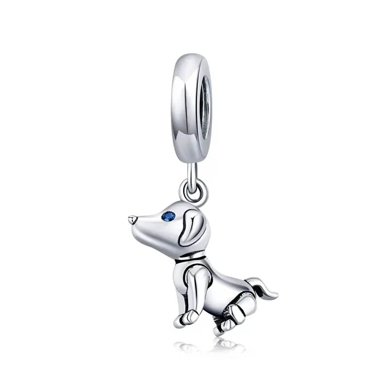 Charm Pendente tipo Pandora Cane robot - SCC1468 - Immagine del prodotto