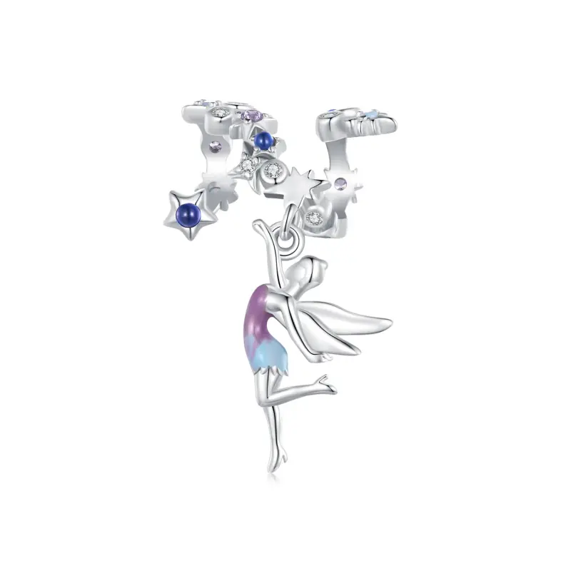 Charm Pandora Stile Elf Day and Night - SCC2552 - Immagine del prodotto