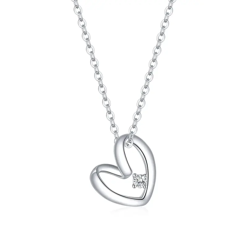 Collana tipo Pandora Cuore di ringraziamento - SCN450 - Immagine del prodotto