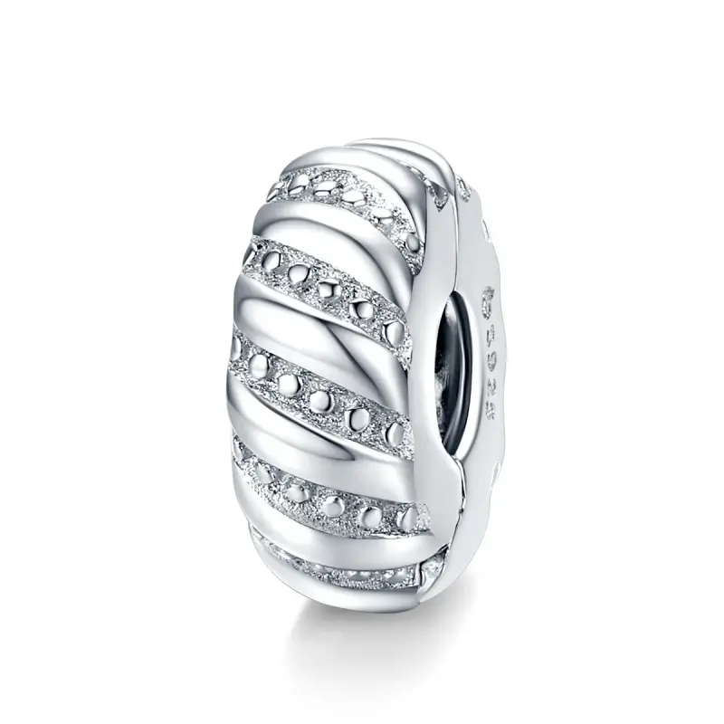 Charm Clip tipo Pandora Struttura semplice - BSC278 - Immagine del prodotto