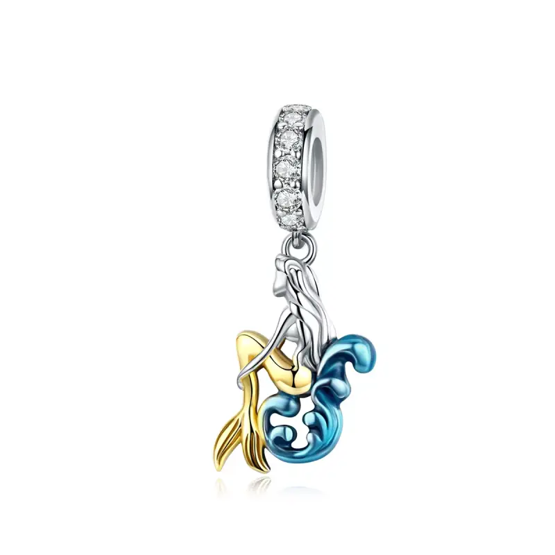 Charm Pendente tipo Pandora Sirena in attesa - SCC1166 - Immagine del prodotto