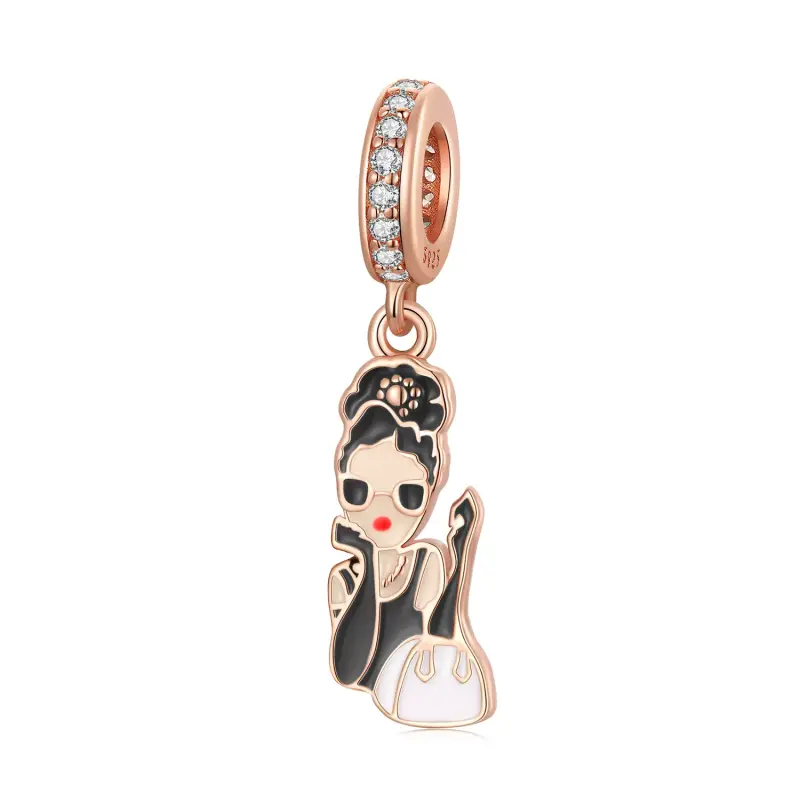 Charm Pendente tipo Pandora Dea Hepburn - BSC641 - Immagine del prodotto