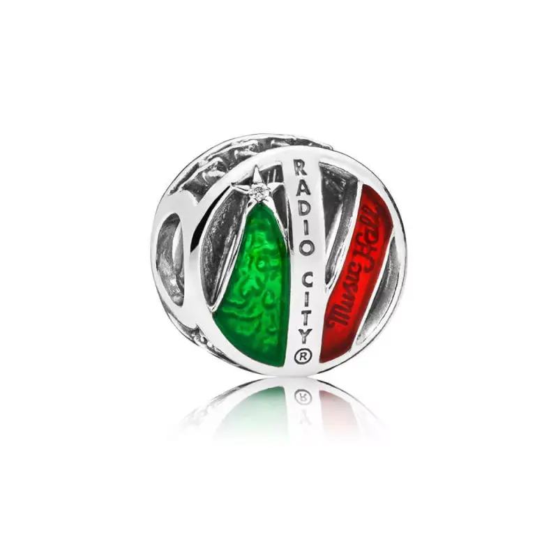 Charm PANDORA Edizione limitata 2018 Radio City Music Hall in argento - Immagine del prodotto