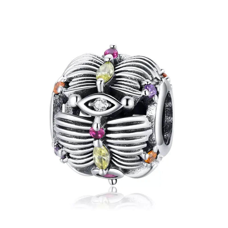 Charm tipo Pandora Fioritura - SCC1684 - Immagine del prodotto