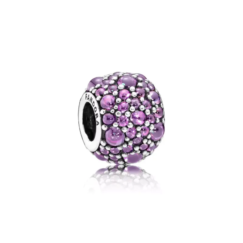 Charm Gocce scintillanti viola - Pandora IT - Immagine del prodotto