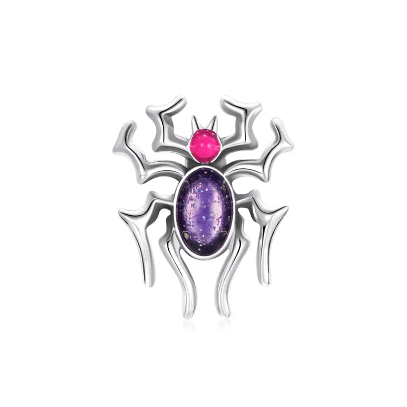 Charm tipo Pandora Cyberpunk - Ragno - SCC1842 - Immagine del prodotto
