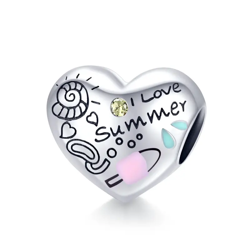 Charm tipo Pandora Graffiti d'estate - SCC1529 - Immagine del prodotto