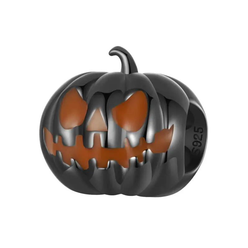 Perline lanterna zucca stile PANDORA - SCC2899 - Immagine del prodotto