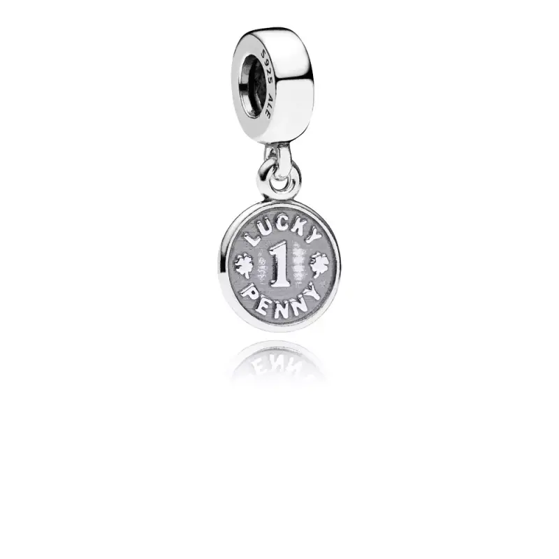 Charm pendente PANDORA Fortunato Centesimo in argento - 791298 - Immagine del prodotto
