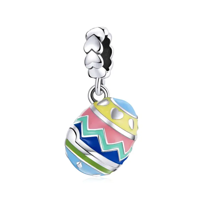 Charm Pendente tipo Pandora Uova fortunate - SCC1753 - Immagine del prodotto