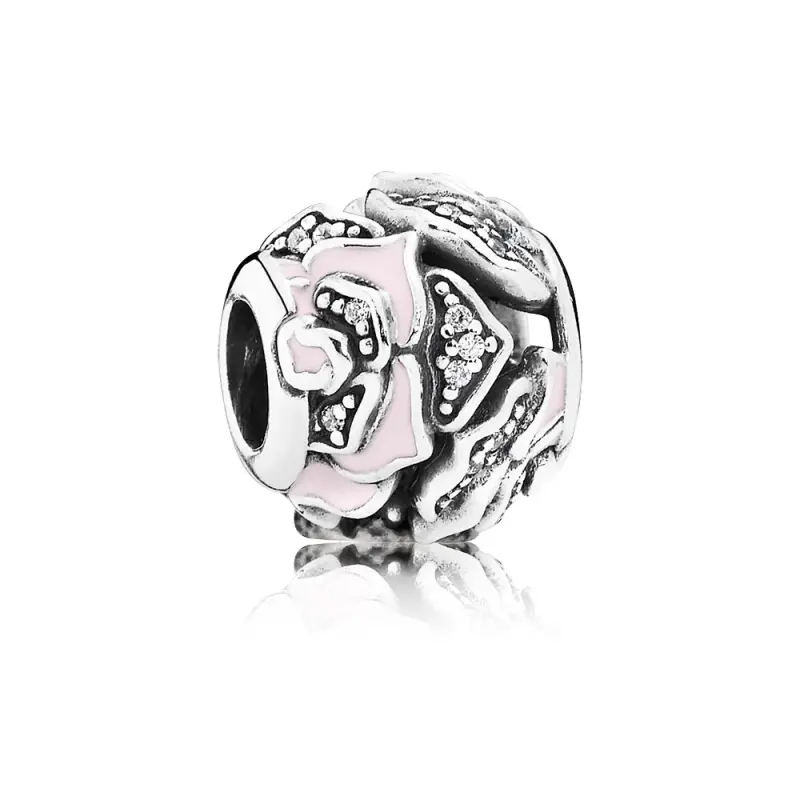 Charm Rosa Delicata Rosa - 791527EN40 - Charm | PANDORA - Immagine del prodotto
