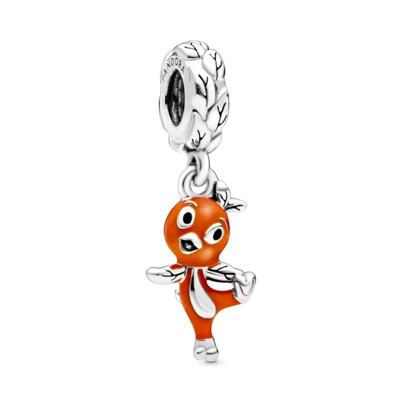 Charm pendente PANDORA Disney uccello arancione - 798877C01 - Immagine del prodotto