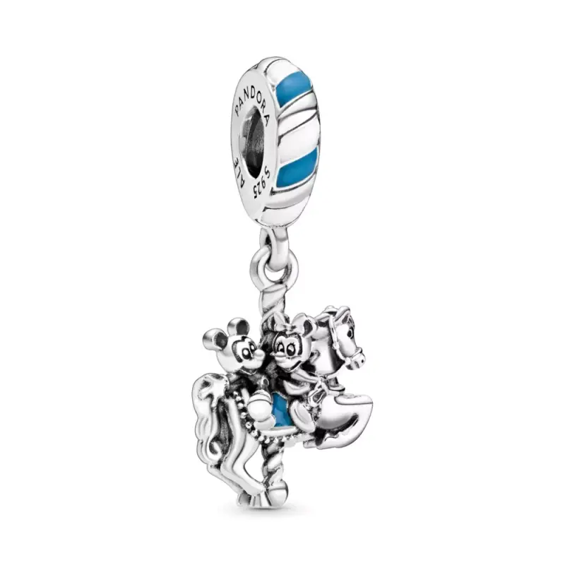 Charm pendente PANDORA giostra mickey mouse e minnie disney parks - 798900C01 - Immagine del prodotto