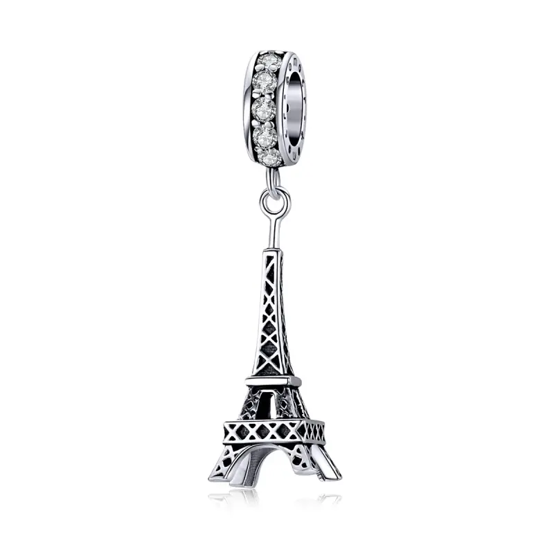 Charm Pendente tipo Pandora Torre Eiffel di Parigi - BSC154 - Immagine del prodotto