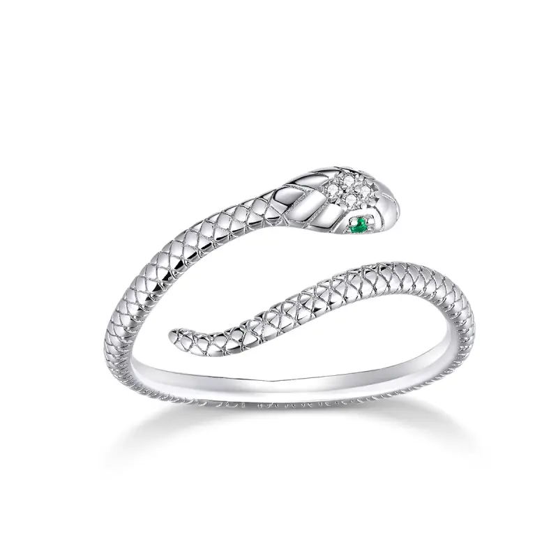 Anello aperto tipo Pandora Serpente - SCR666 - Immagine del prodotto