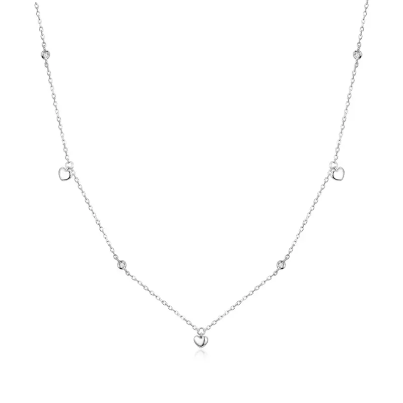 Collana tipo Pandora A forma di cuore - SCN417 - Immagine del prodotto