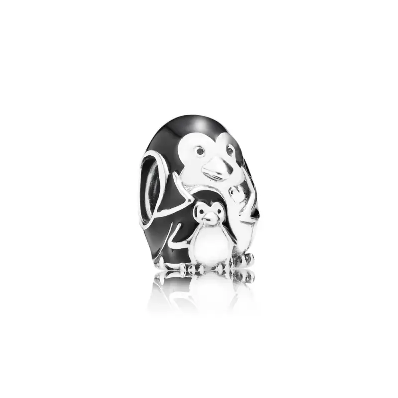Famiglia del Pinguino - 791404EN60 - Charm | PANDORA - Immagine del prodotto