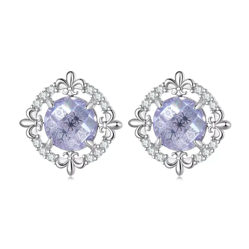 Orecchini a Lobo tipo Pandora Iris - BSE667 - Immagine del prodotto