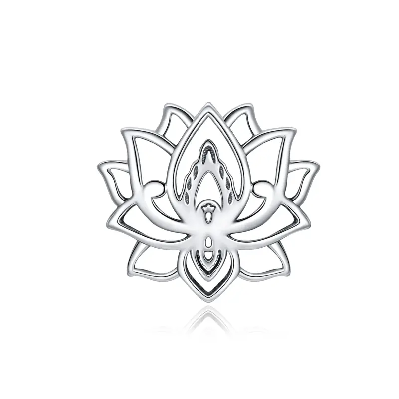 Charm tipo Pandora Loto in fiore - SCC1724 - Immagine del prodotto