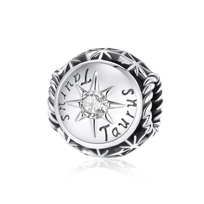Charm tipo Pandora Toro splendente - SCC1725-2 - Immagine del prodotto